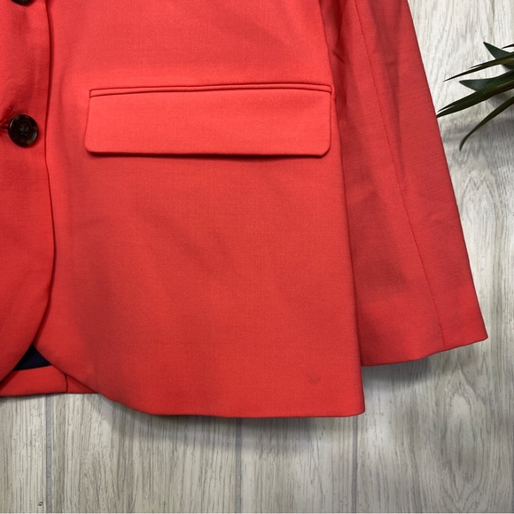 J. Crew Sommerset Blazer in Italian Stretch Wool Faded Poppy size 6 AR127 - Picture 7 of 15